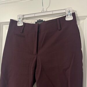 Talbots Deep Burgundy Newport Pants
